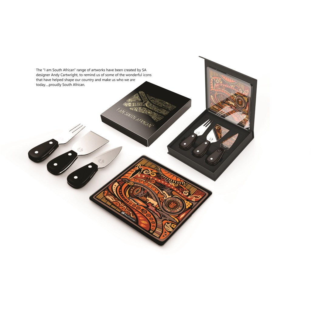 Andy Cartwright "I am South African" Cheese Set - Image 5