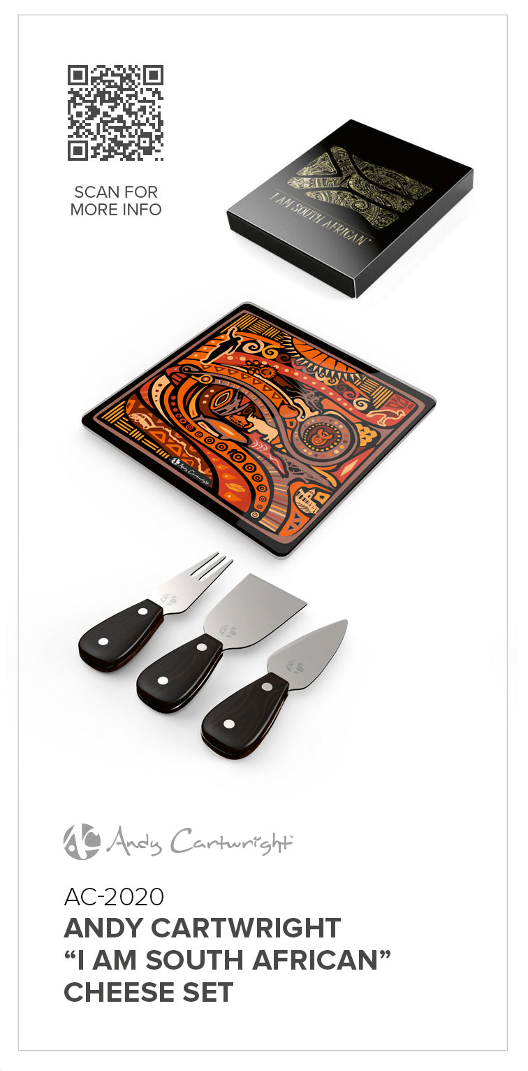 Andy Cartwright "I am South African" Cheese Set - Image 6