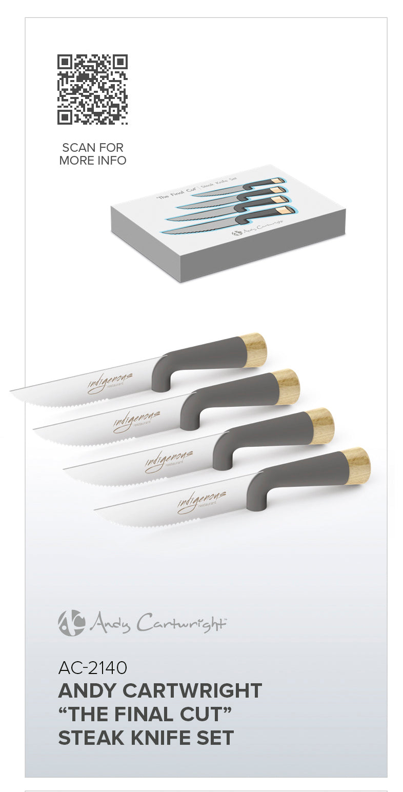 Andy Cartwright "The Final Cut" Steak Knife Set - Image 5