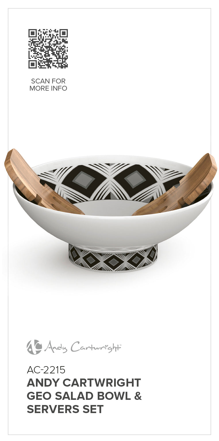 Andy Cartwright Geo Salad Set - Image 7