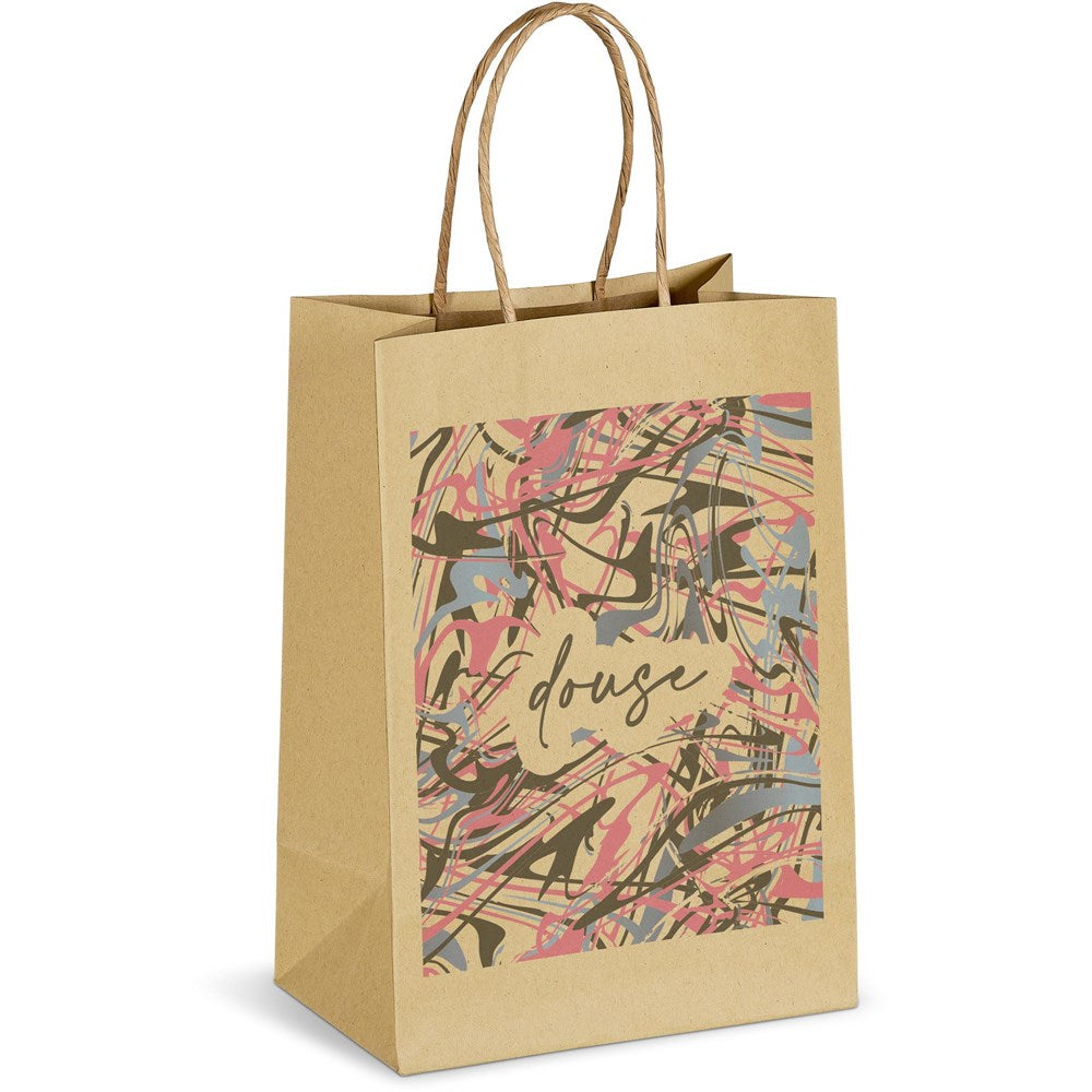 Ecological Digital Print Mini Paper Gift Bag 150gsm - Image 3