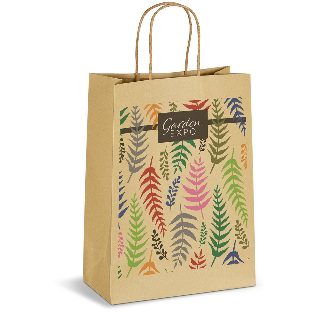 Ecological Digital Print Midi Paper Gift Bag 150gsm - Image 2