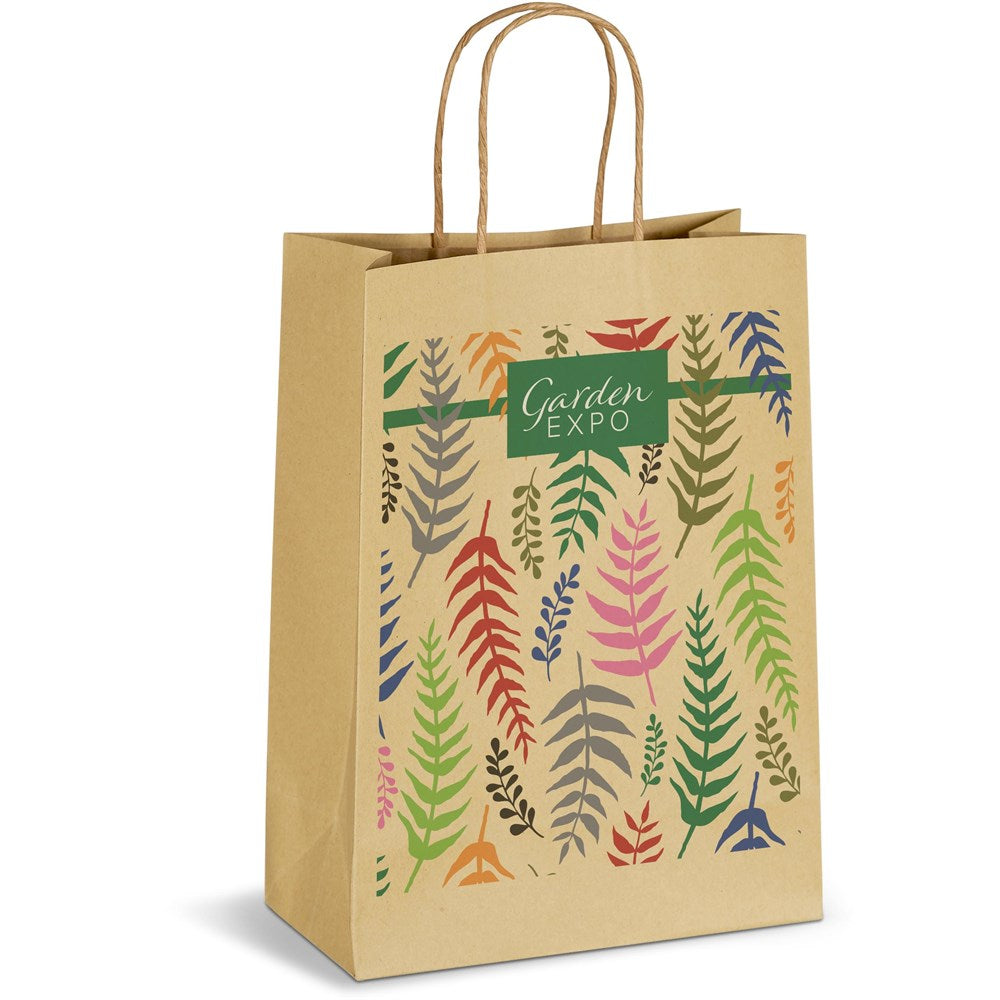 Ecological Digital Print Midi Paper Gift Bag 150gsm - Image 9
