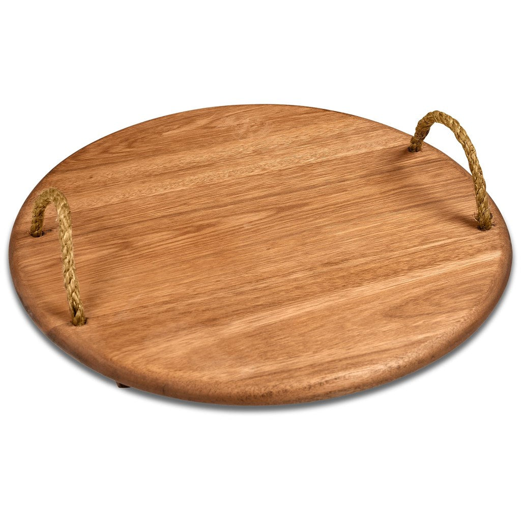 Okiyo Homegrown Medium Round Hardwood Food Platter - Image 2