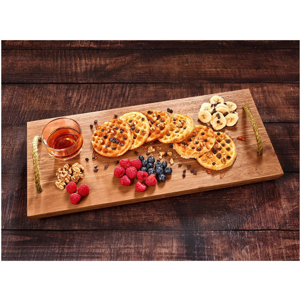 Okiyo Homegrown Rectangular Hardwood Food Platter - Image 4