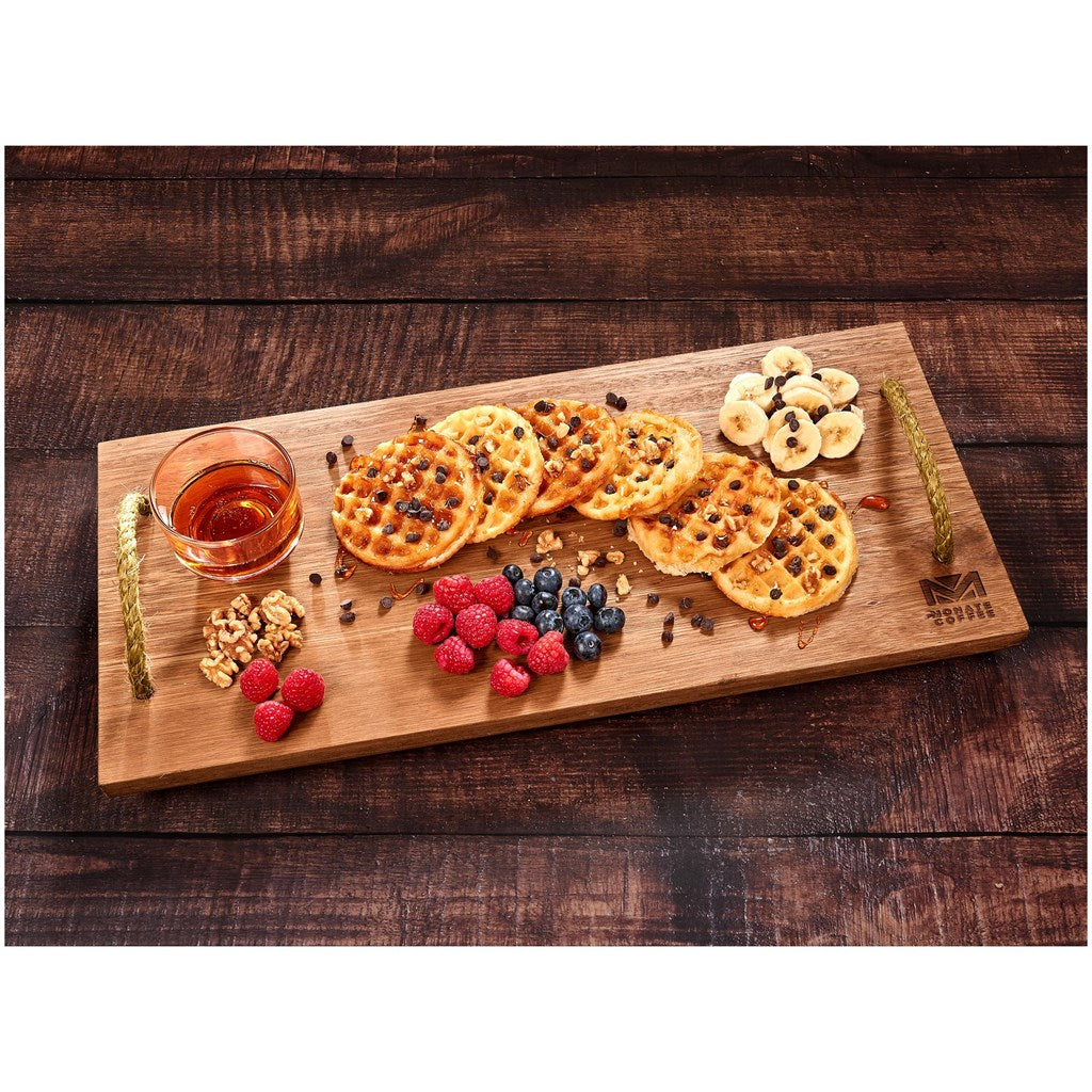 Okiyo Homegrown Rectangular Hardwood Food Platter - Image 3