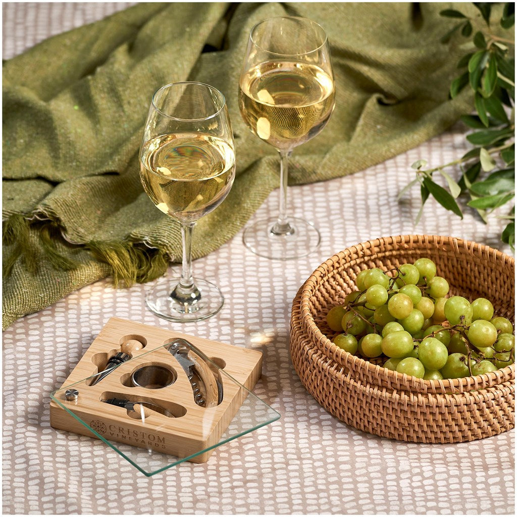 Okiyo Budonoki Bamboo Wine Accessories set - Image 6